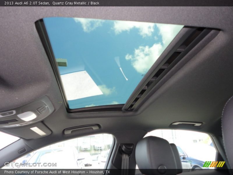 Quartz Gray Metallic / Black 2013 Audi A6 2.0T Sedan