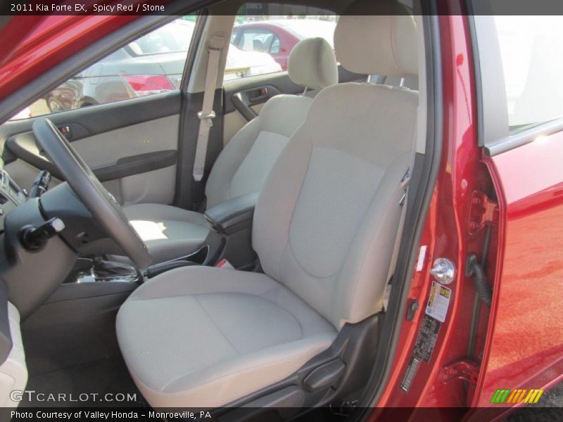 Spicy Red / Stone 2011 Kia Forte EX