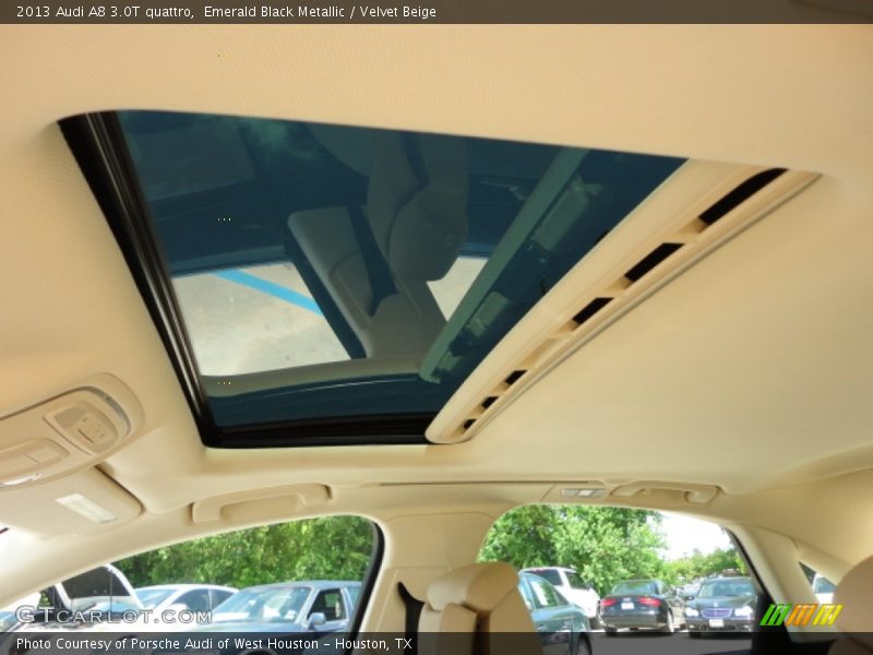 Sunroof of 2013 A8 3.0T quattro