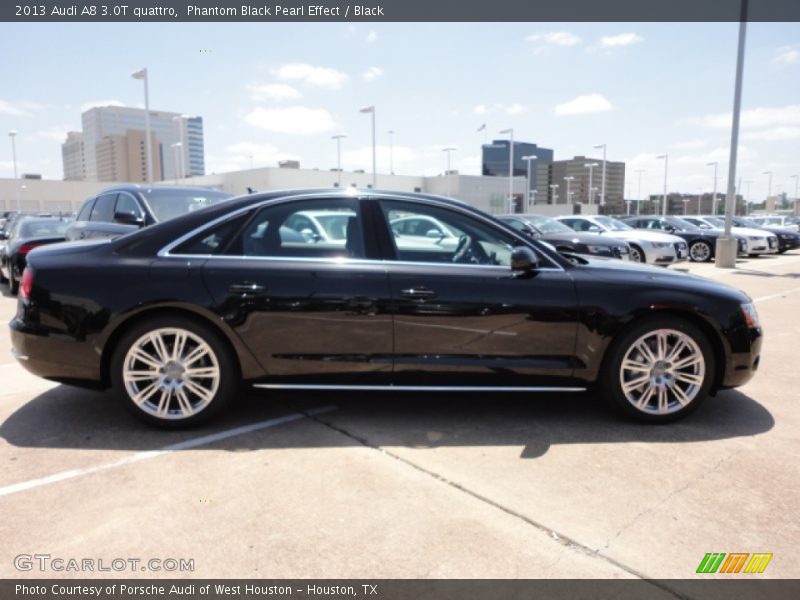 Phantom Black Pearl Effect / Black 2013 Audi A8 3.0T quattro