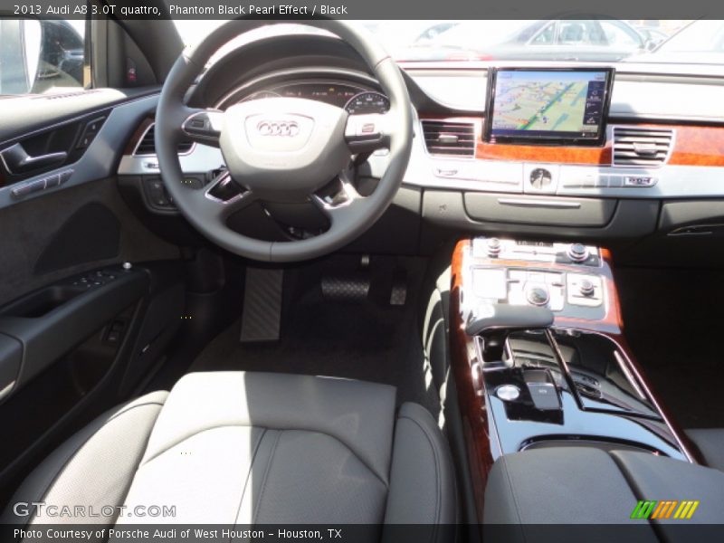 Phantom Black Pearl Effect / Black 2013 Audi A8 3.0T quattro