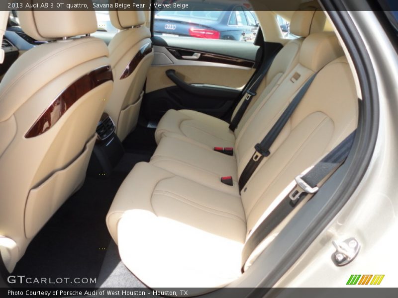 Rear Seat of 2013 A8 3.0T quattro