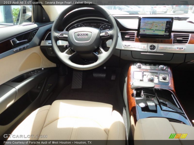 Dashboard of 2013 A8 3.0T quattro
