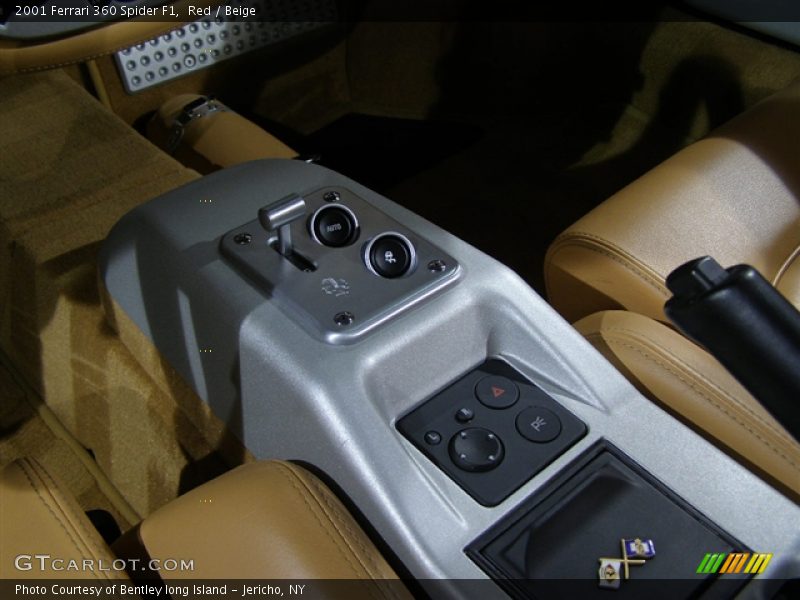 Red / Beige 2001 Ferrari 360 Spider F1