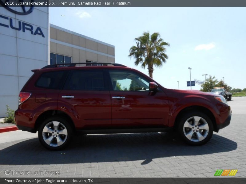 Camellia Red Pearl / Platinum 2010 Subaru Forester 2.5 XT Premium