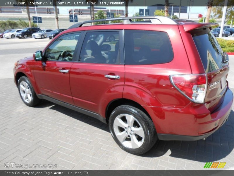 Camellia Red Pearl / Platinum 2010 Subaru Forester 2.5 XT Premium