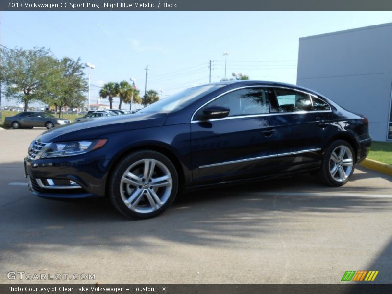 Night Blue Metallic / Black 2013 Volkswagen CC Sport Plus