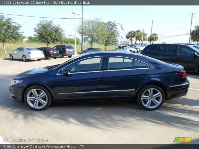 Night Blue Metallic / Black 2013 Volkswagen CC Sport Plus