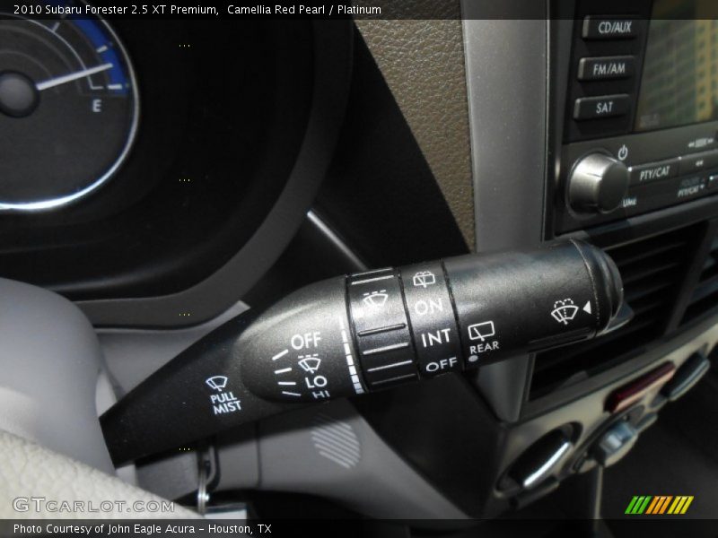 Controls of 2010 Forester 2.5 XT Premium
