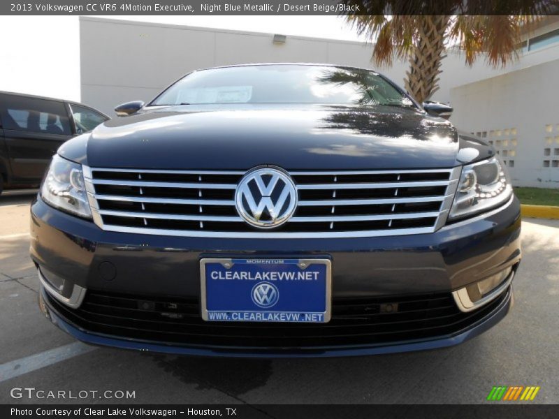 Night Blue Metallic / Desert Beige/Black 2013 Volkswagen CC VR6 4Motion Executive