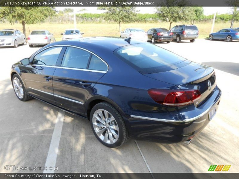 Night Blue Metallic / Desert Beige/Black 2013 Volkswagen CC VR6 4Motion Executive