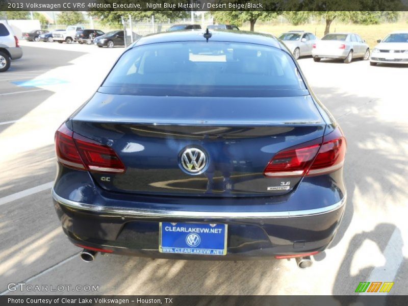 Night Blue Metallic / Desert Beige/Black 2013 Volkswagen CC VR6 4Motion Executive