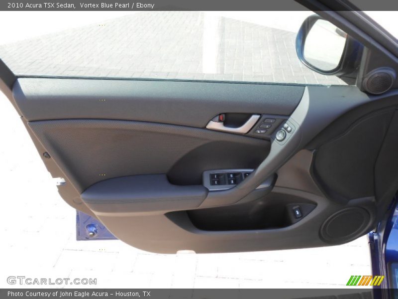 Vortex Blue Pearl / Ebony 2010 Acura TSX Sedan