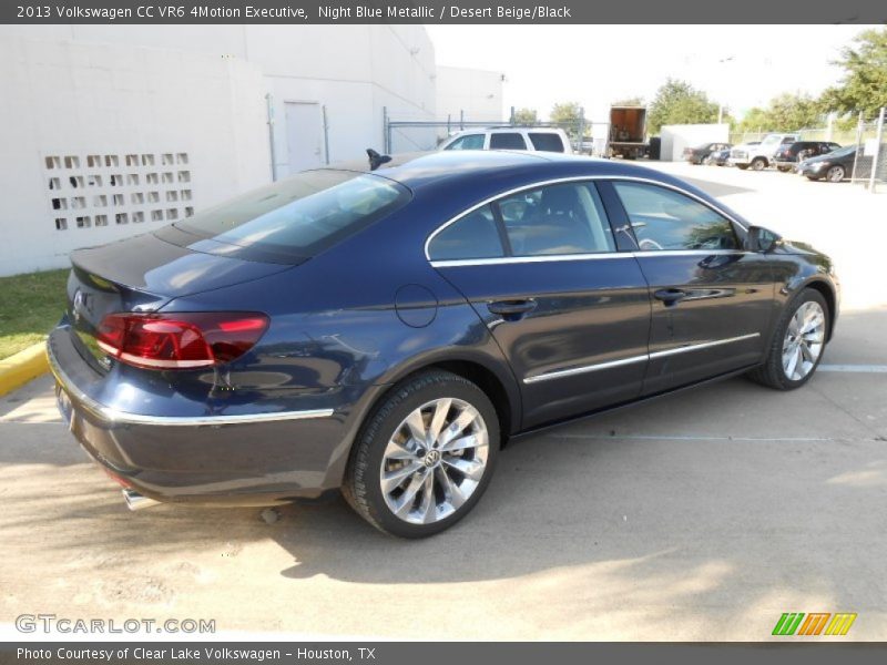 Night Blue Metallic / Desert Beige/Black 2013 Volkswagen CC VR6 4Motion Executive