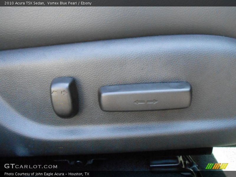 Vortex Blue Pearl / Ebony 2010 Acura TSX Sedan