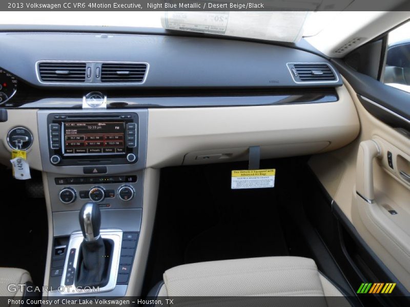 Dashboard of 2013 CC VR6 4Motion Executive