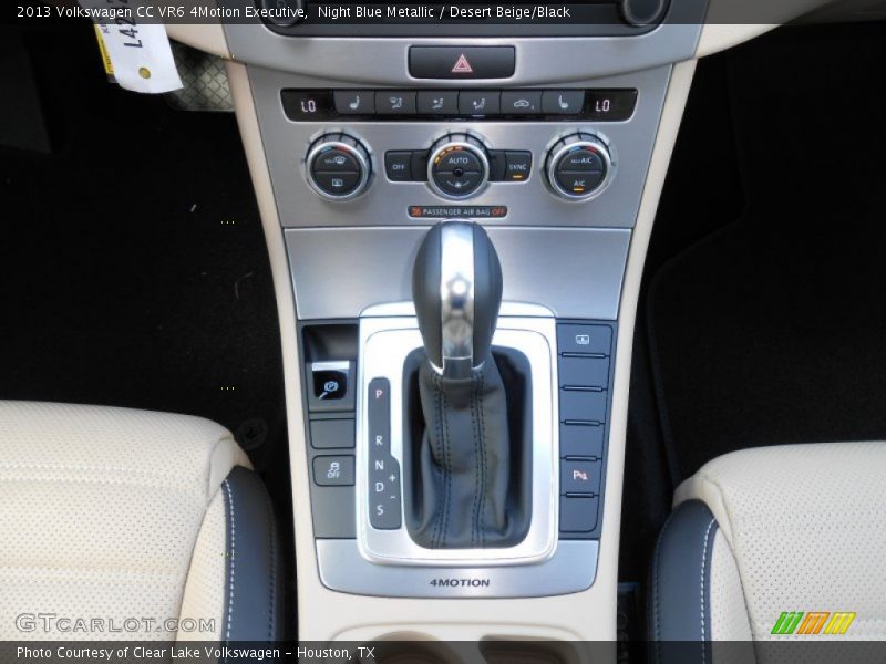  2013 CC VR6 4Motion Executive 6 Speed Tiptronic Automatic Shifter
