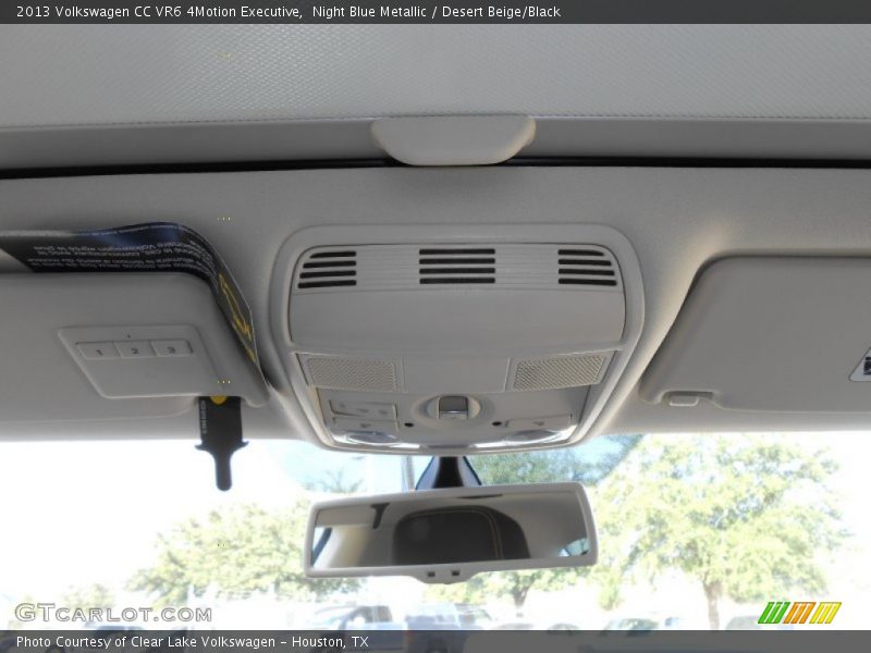 Night Blue Metallic / Desert Beige/Black 2013 Volkswagen CC VR6 4Motion Executive