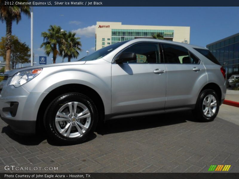 Silver Ice Metallic / Jet Black 2012 Chevrolet Equinox LS