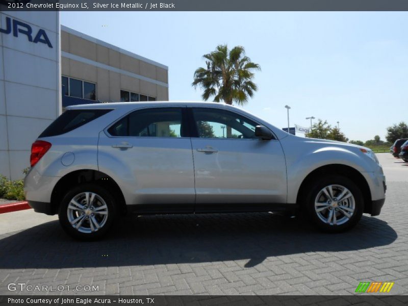 Silver Ice Metallic / Jet Black 2012 Chevrolet Equinox LS