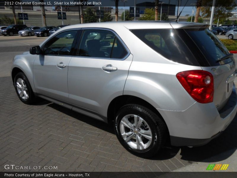 Silver Ice Metallic / Jet Black 2012 Chevrolet Equinox LS
