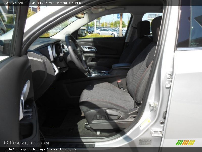 Silver Ice Metallic / Jet Black 2012 Chevrolet Equinox LS
