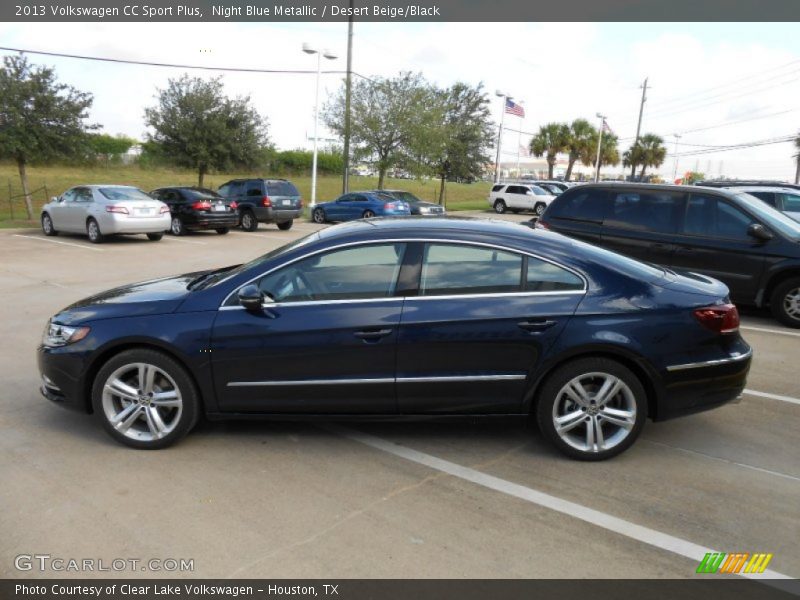 Night Blue Metallic / Desert Beige/Black 2013 Volkswagen CC Sport Plus