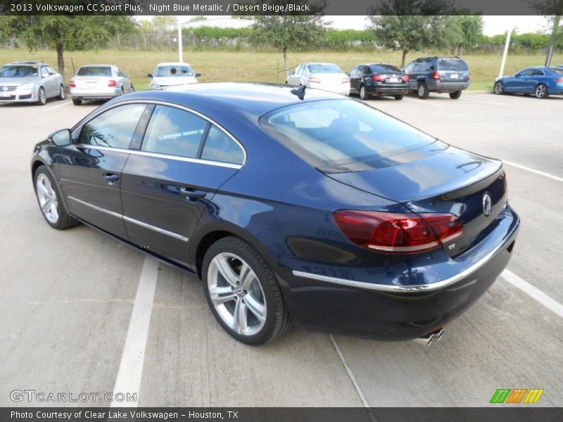 Night Blue Metallic / Desert Beige/Black 2013 Volkswagen CC Sport Plus