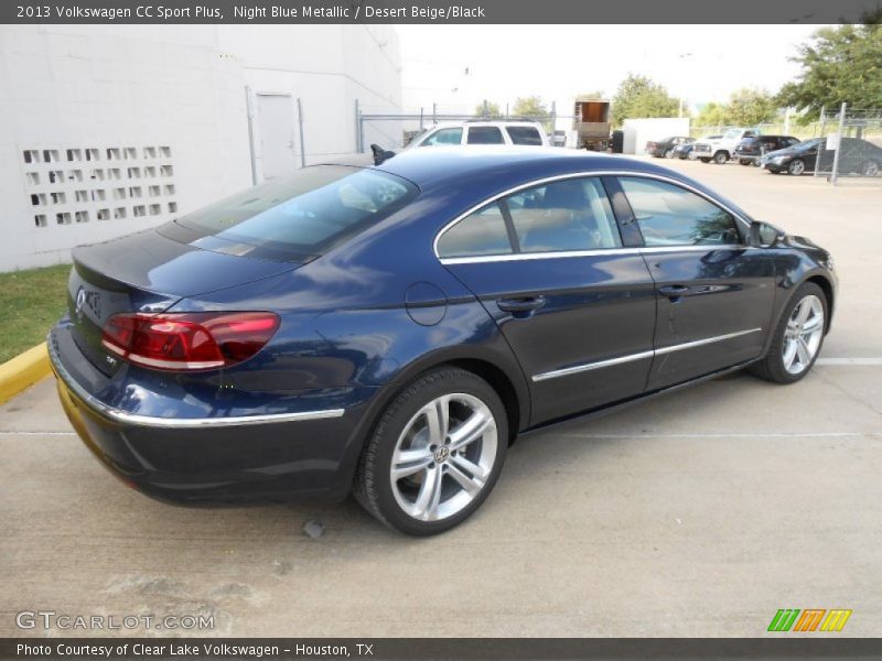Night Blue Metallic / Desert Beige/Black 2013 Volkswagen CC Sport Plus