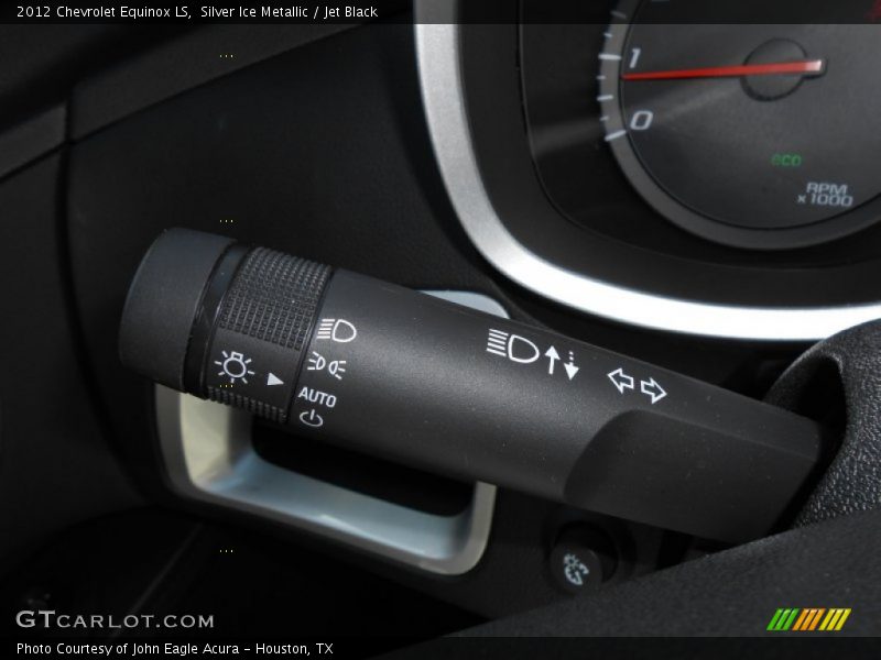 Silver Ice Metallic / Jet Black 2012 Chevrolet Equinox LS