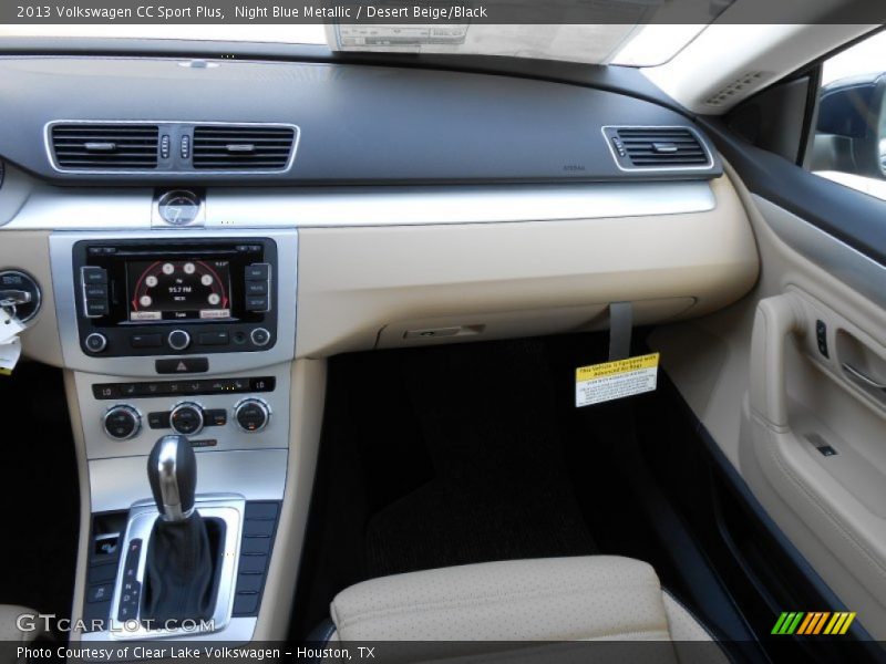 Night Blue Metallic / Desert Beige/Black 2013 Volkswagen CC Sport Plus