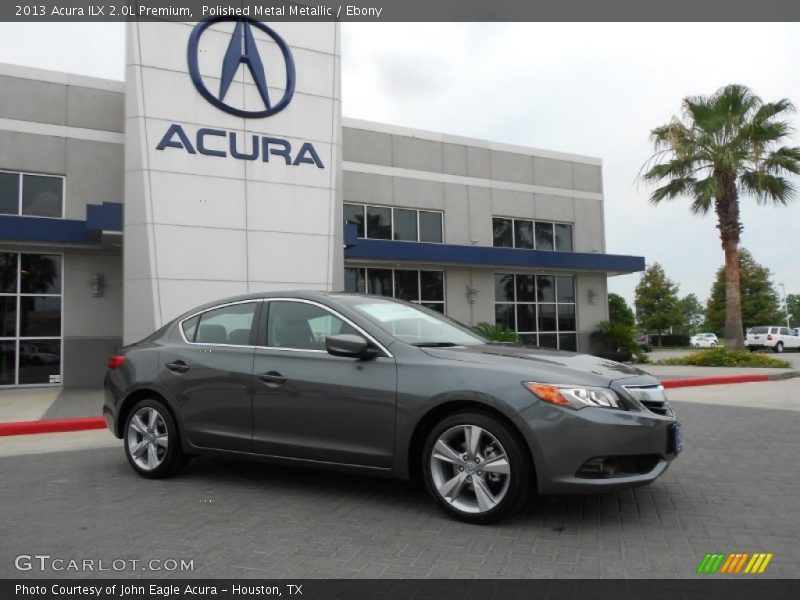 Polished Metal Metallic / Ebony 2013 Acura ILX 2.0L Premium