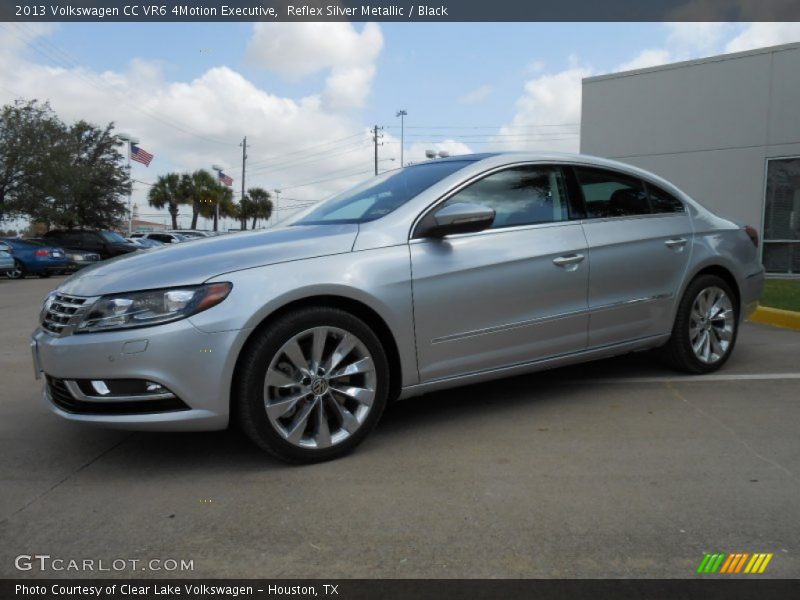 Reflex Silver Metallic / Black 2013 Volkswagen CC VR6 4Motion Executive
