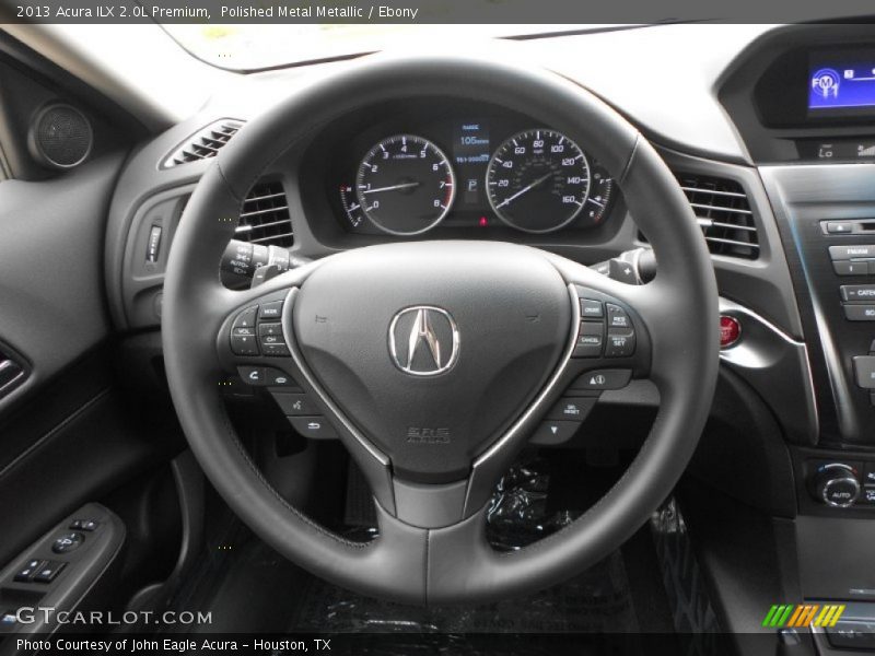 Polished Metal Metallic / Ebony 2013 Acura ILX 2.0L Premium