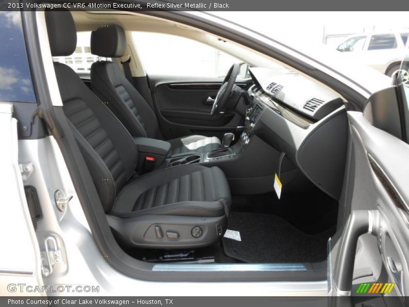 Reflex Silver Metallic / Black 2013 Volkswagen CC VR6 4Motion Executive
