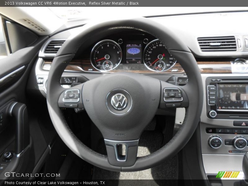 Reflex Silver Metallic / Black 2013 Volkswagen CC VR6 4Motion Executive