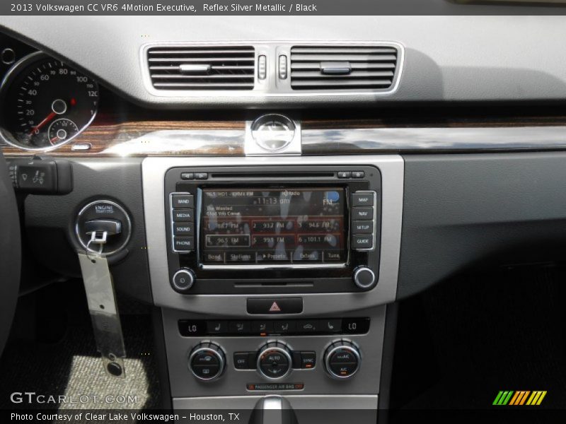 Reflex Silver Metallic / Black 2013 Volkswagen CC VR6 4Motion Executive