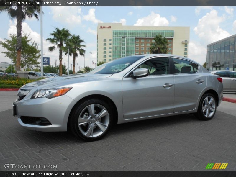 Silver Moon / Ebony 2013 Acura ILX 2.0L Technology