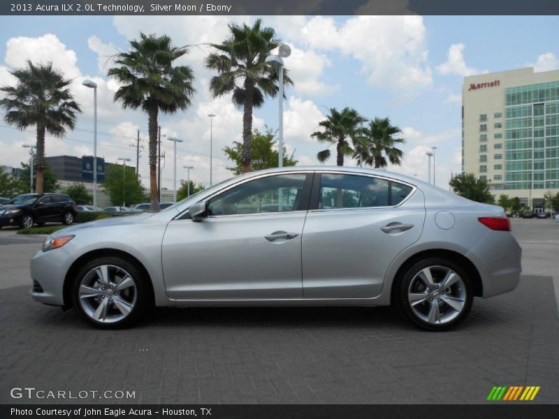 Silver Moon / Ebony 2013 Acura ILX 2.0L Technology