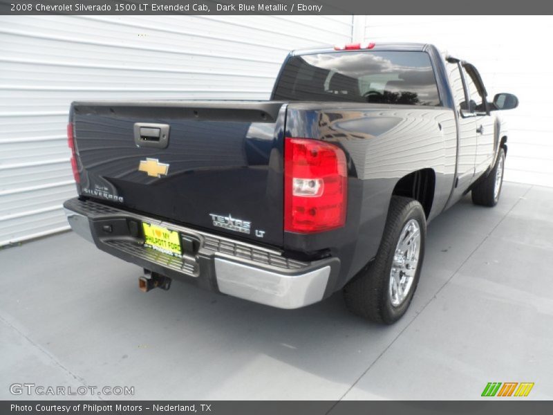 Dark Blue Metallic / Ebony 2008 Chevrolet Silverado 1500 LT Extended Cab
