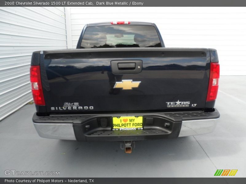 Dark Blue Metallic / Ebony 2008 Chevrolet Silverado 1500 LT Extended Cab
