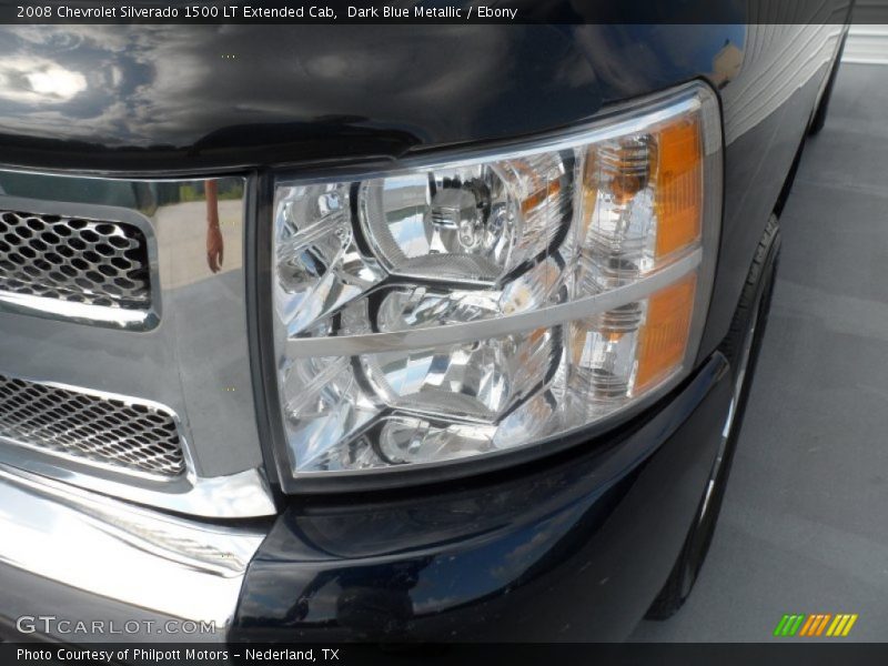 Dark Blue Metallic / Ebony 2008 Chevrolet Silverado 1500 LT Extended Cab
