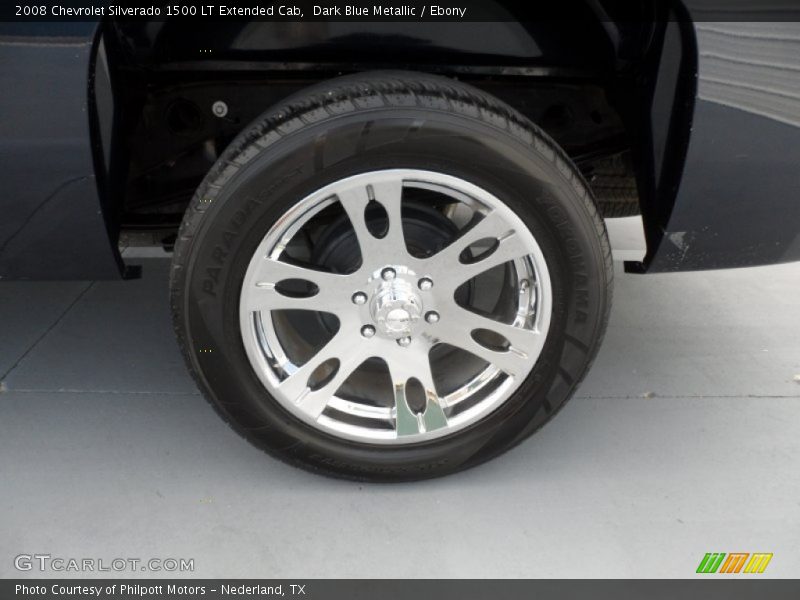 Dark Blue Metallic / Ebony 2008 Chevrolet Silverado 1500 LT Extended Cab