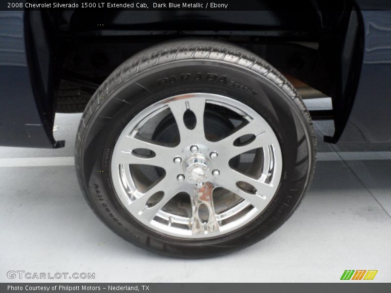 Dark Blue Metallic / Ebony 2008 Chevrolet Silverado 1500 LT Extended Cab