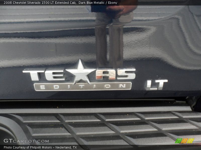 Dark Blue Metallic / Ebony 2008 Chevrolet Silverado 1500 LT Extended Cab