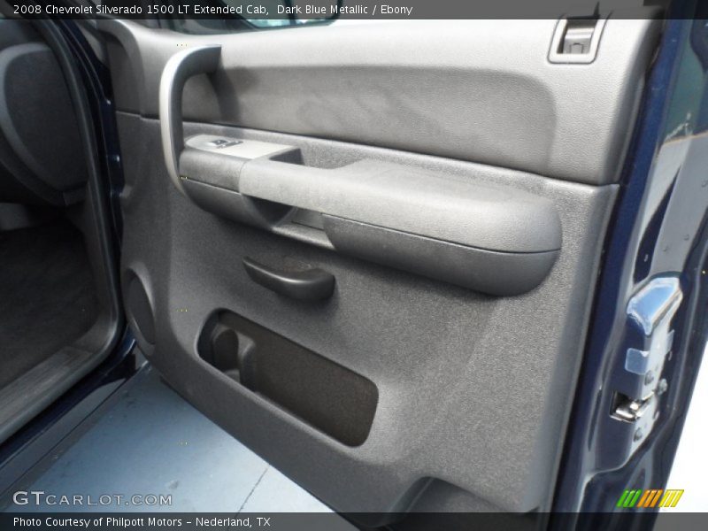 Dark Blue Metallic / Ebony 2008 Chevrolet Silverado 1500 LT Extended Cab