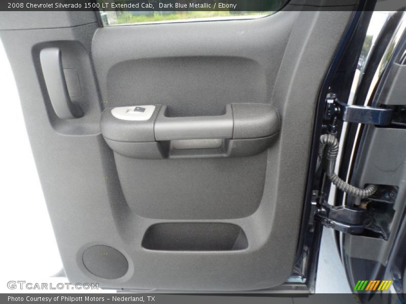 Dark Blue Metallic / Ebony 2008 Chevrolet Silverado 1500 LT Extended Cab
