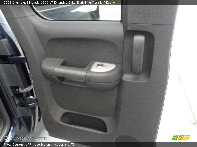 Dark Blue Metallic / Ebony 2008 Chevrolet Silverado 1500 LT Extended Cab