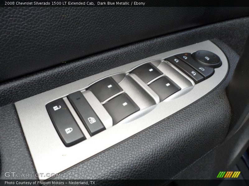 Dark Blue Metallic / Ebony 2008 Chevrolet Silverado 1500 LT Extended Cab