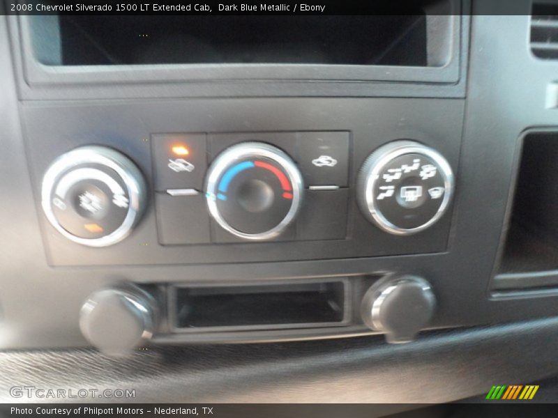 Dark Blue Metallic / Ebony 2008 Chevrolet Silverado 1500 LT Extended Cab